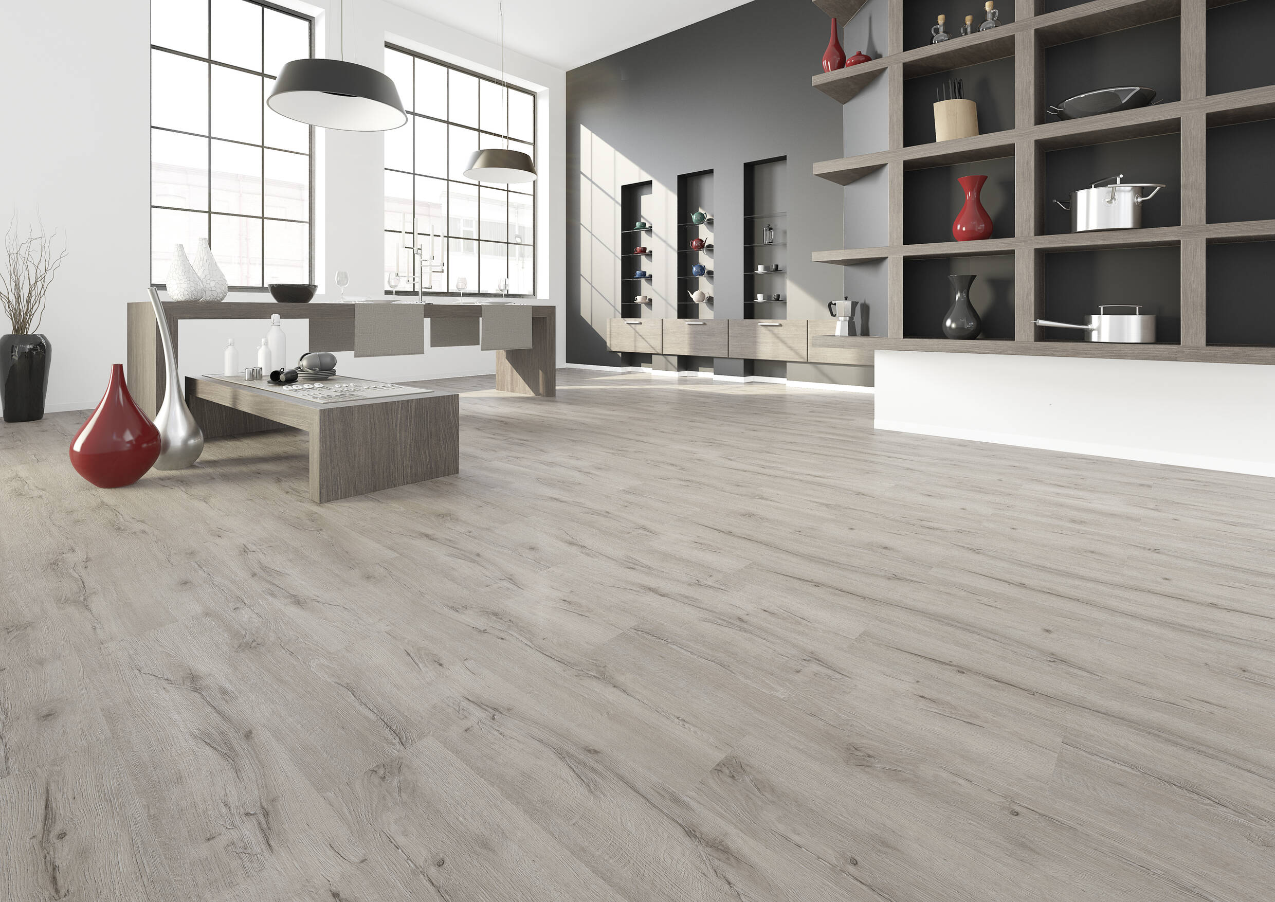 Joka Klebe-Vinyl DESIGN 555 2,5mm/NS 0,55mm Dryback 5529 Rustic Grey Oak