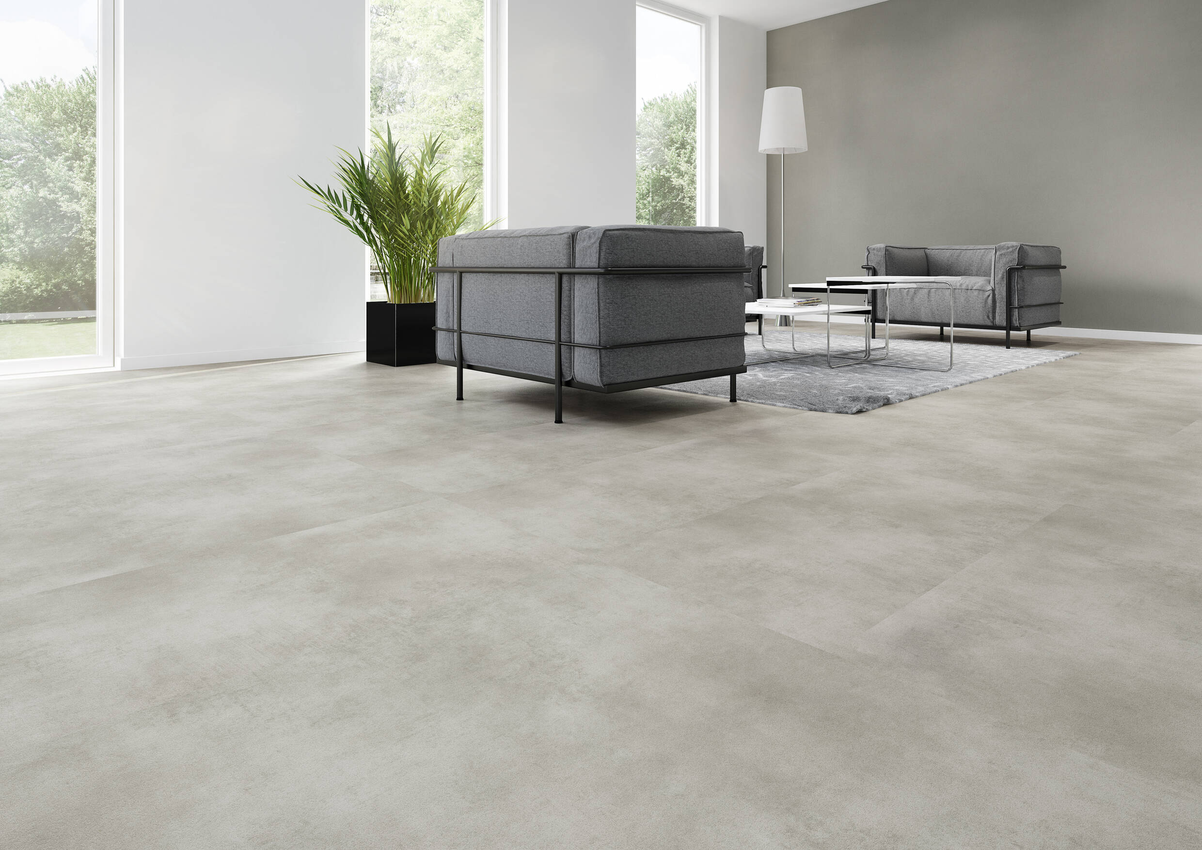 Joka Klebe-Vinyl DESIGN 555 2,5mm/NS 0,55mm Dryback 5536 Natural Concrete