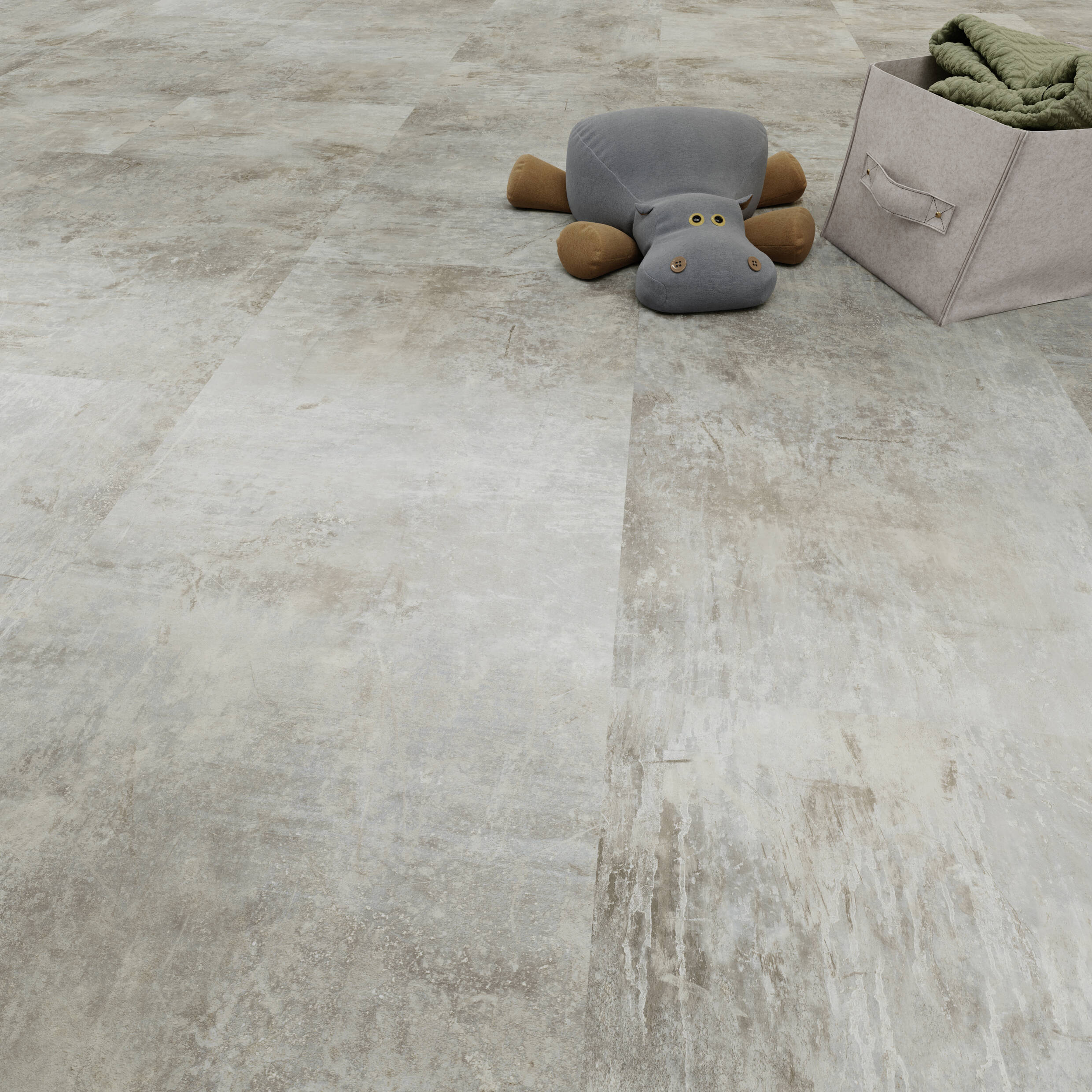 Joka Klebe-Vinyl DESIGN 555 2,5mm/NS 0,55mm Dryback 5602 battered garage floor