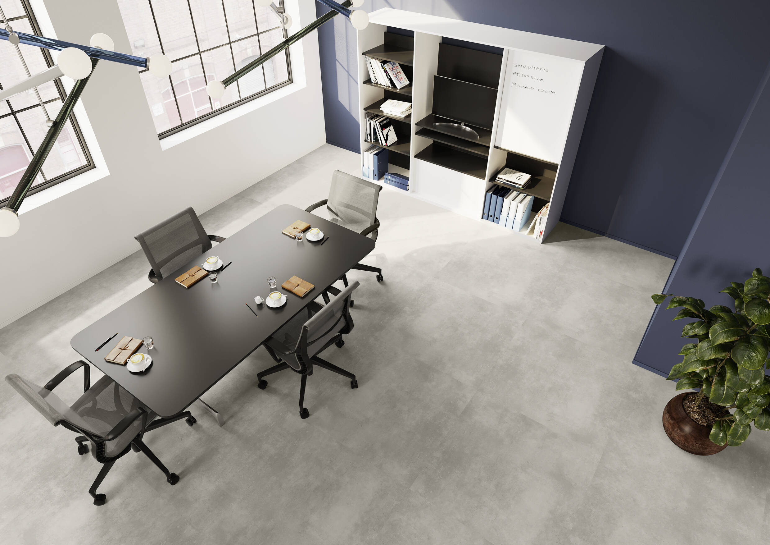 Joka Klebe-Vinyl DESIGN 555 2,5mm/NS 0,55mm Dryback 5607industrial concrete light