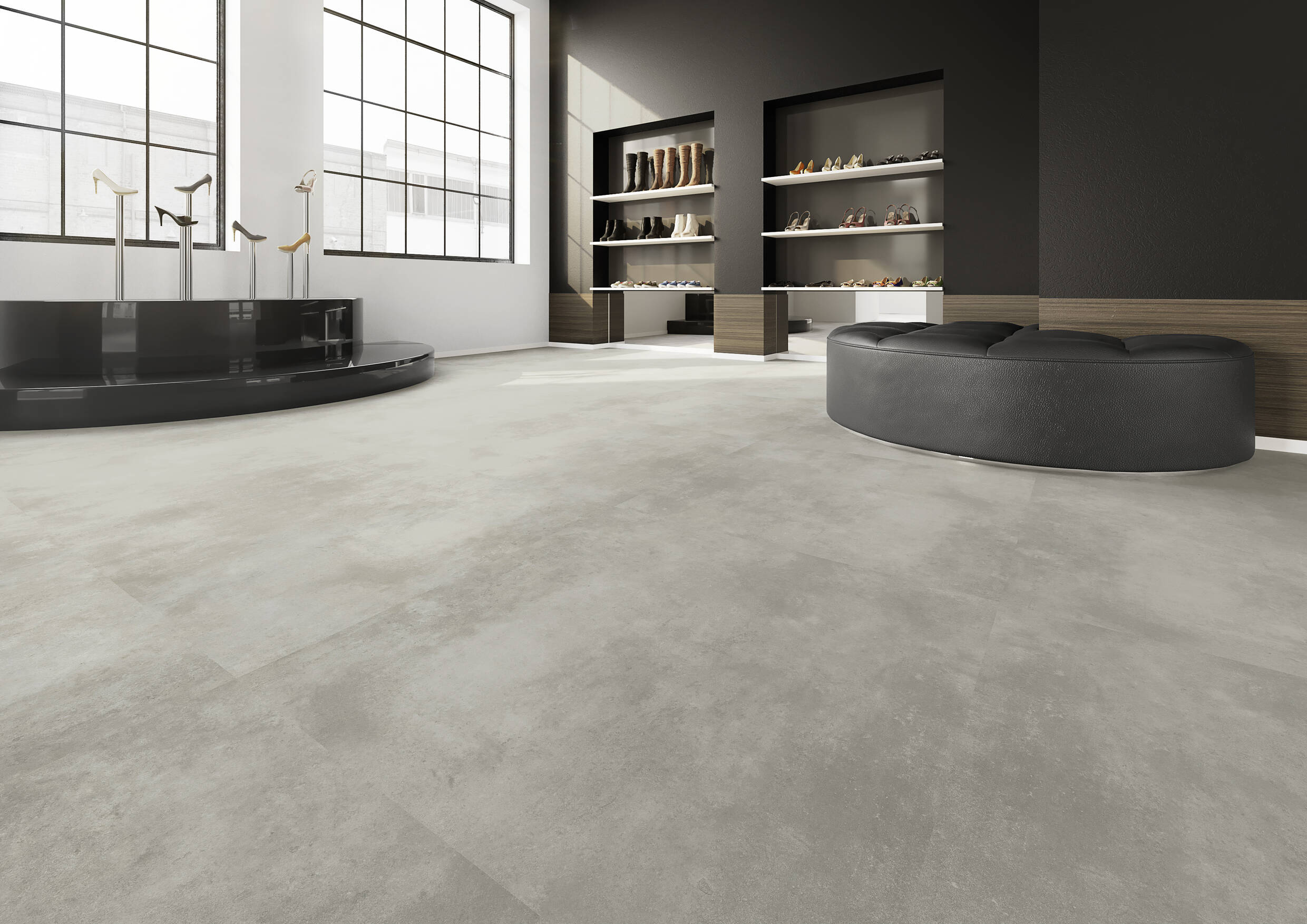 Joka Klebe-Vinyl DESIGN 555 2,5mm/NS 0,55mm Dryback 5607industrial concrete light