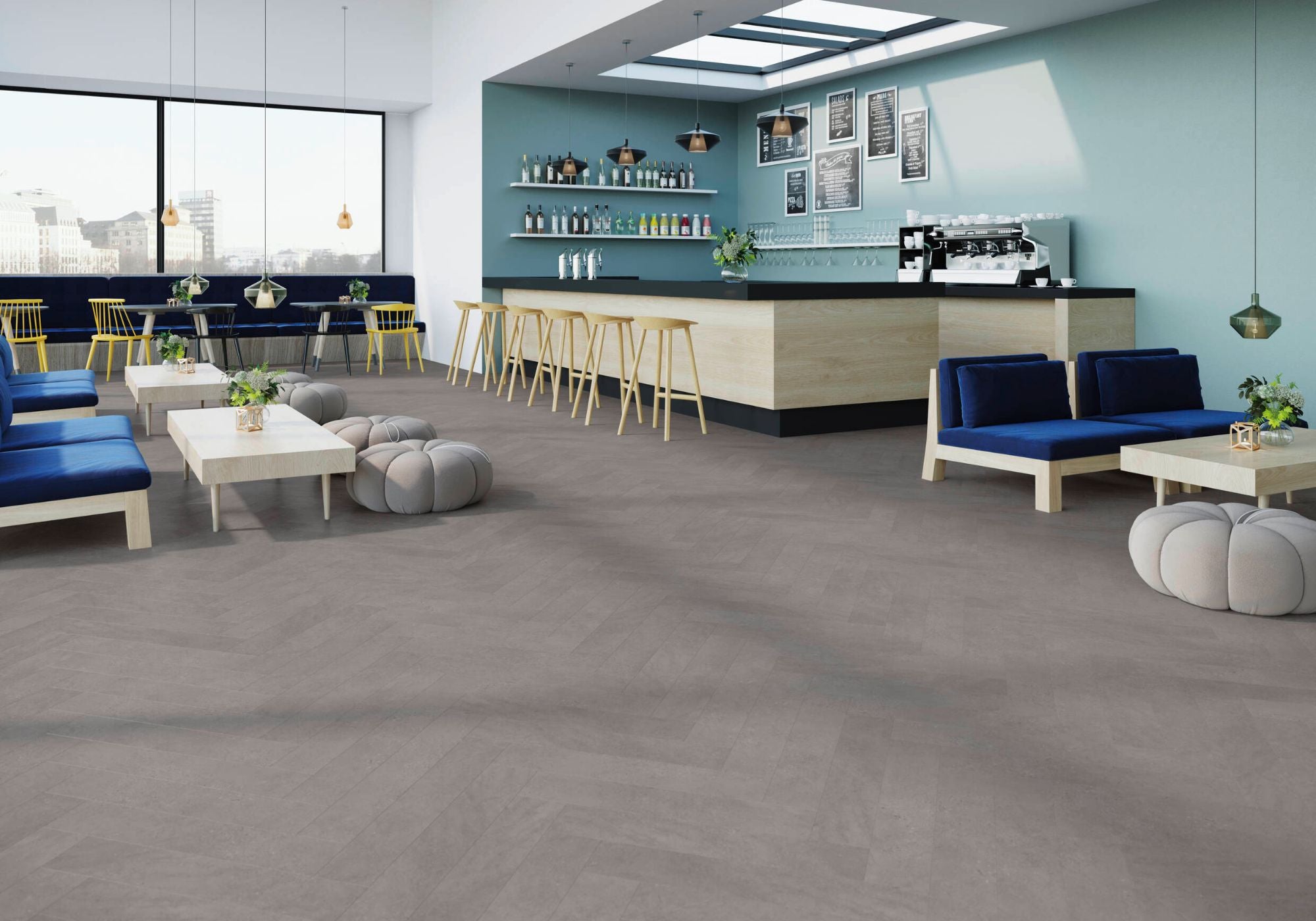 Joka Klebe-Vinyl Designböden 555 Cycle 2,5 NS 0,55mm Dryback 5385 Dark Concrete