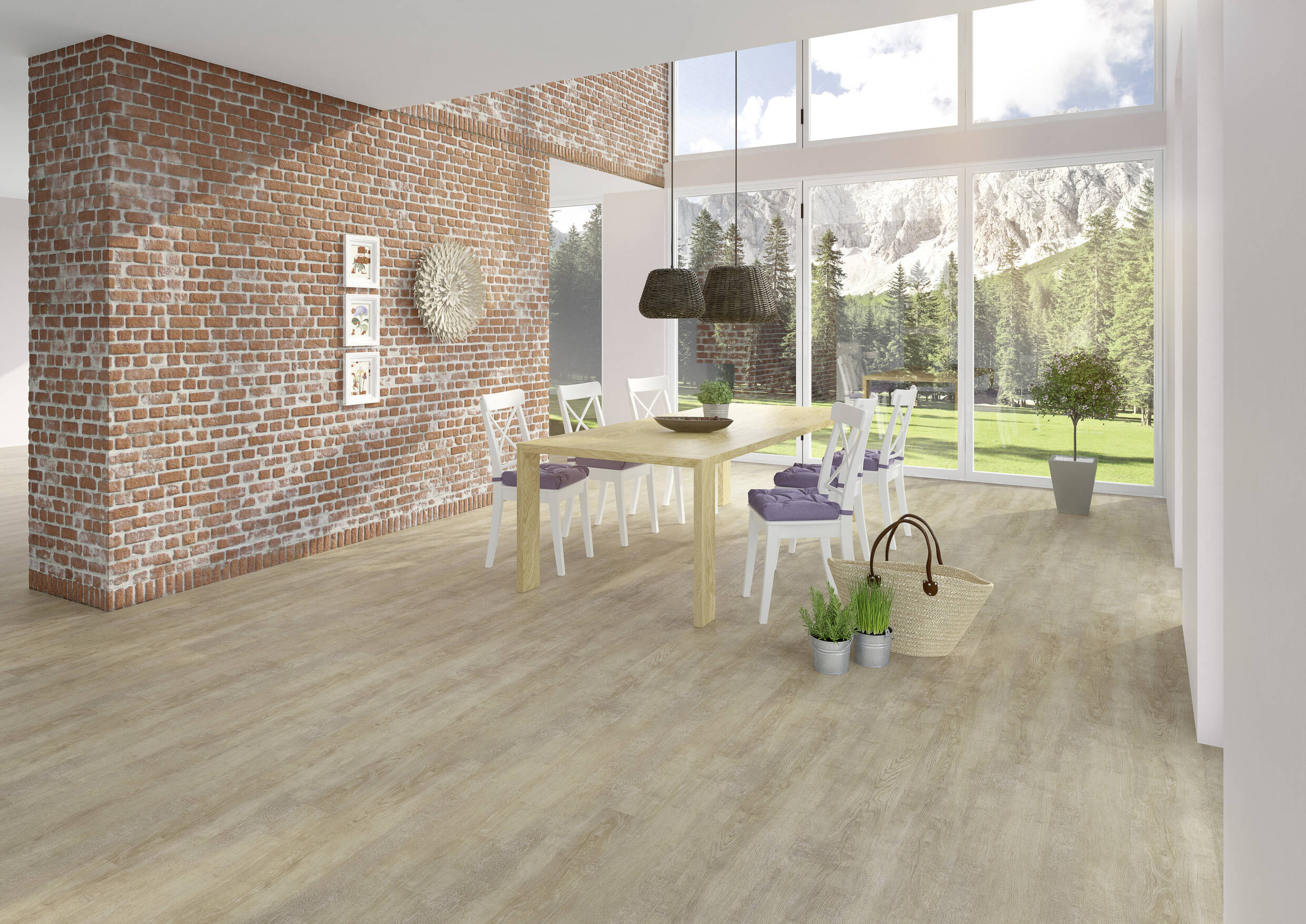 Joka Klick-Vinyl Classic Designböden 340 HDF KORK 9,6mm/32er 4223 Vanilla Oak