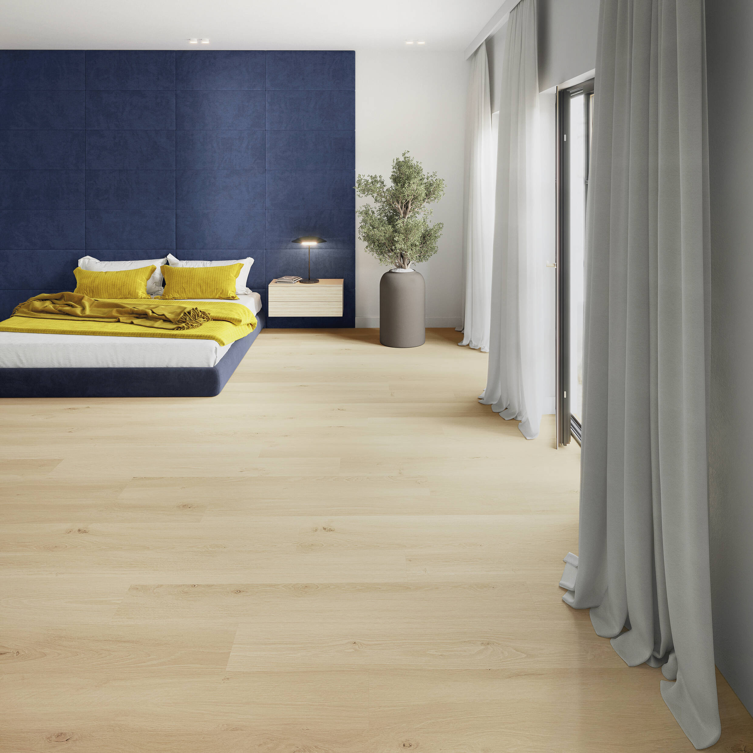 Joka Klick-Vinyl DESIGN 555 Wooden Styles Click 7,0mm/NS 0.55mm m. IXPE 704X OakBlond EIR