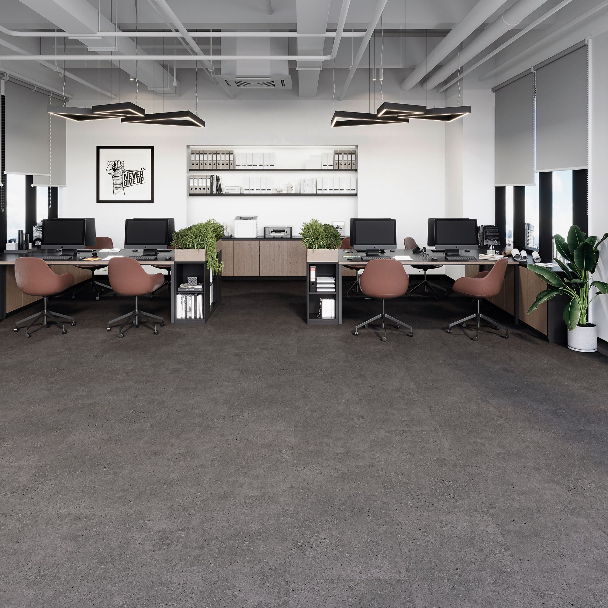 Joka Klick-Vinyl Design 555 Evolut 6,0/0,55mm 921 Grey Terrazzo