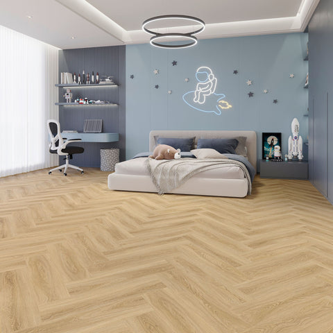 Joka Klick-Vinyl Design 555 Evolut Fischgrät 6,0/0,55mm 102 Frosty Oak