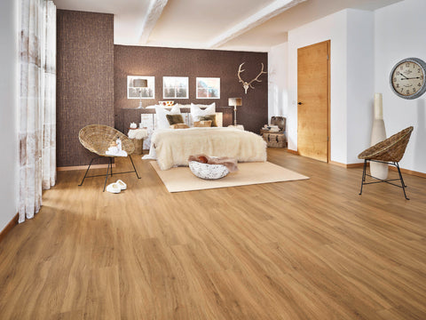 Joka Klick-Vinyl Designböden 340 Rigid Board m. IXPE DESIGN 340 Click+ 5,0mm/NS 0.4mm 812X Pure Oak