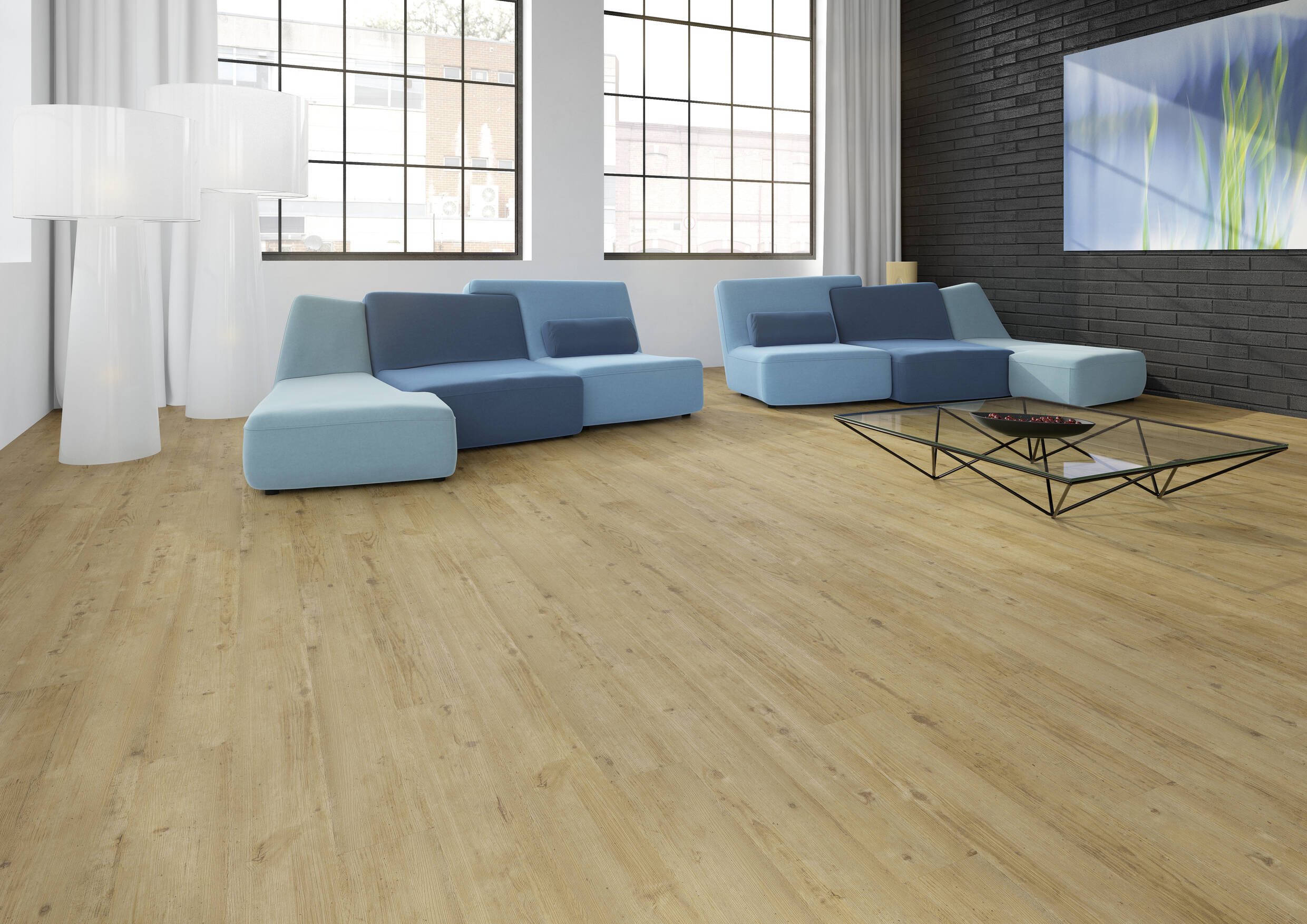 Joka Klick-Vinyl Designböden 340 Rigid Board m. IXPE DESIGN 340 Click+ 5,0mm/NS 0.4mm 824X Warm.Li.Oak