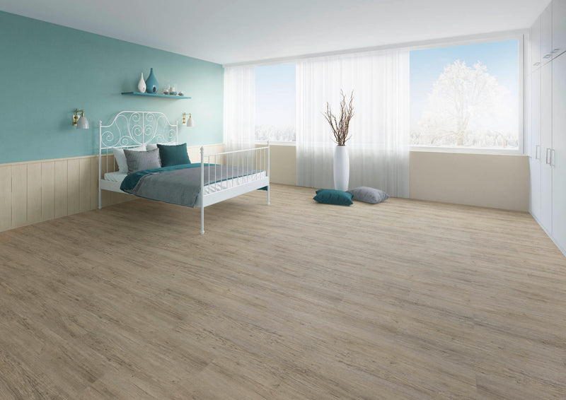 Joka Klick-Vinyl Designböden 340 Rigid Board m. IXPE DESIGN 340 Click+ 5,0mm/NS 0.4mm 834X Grey Pine