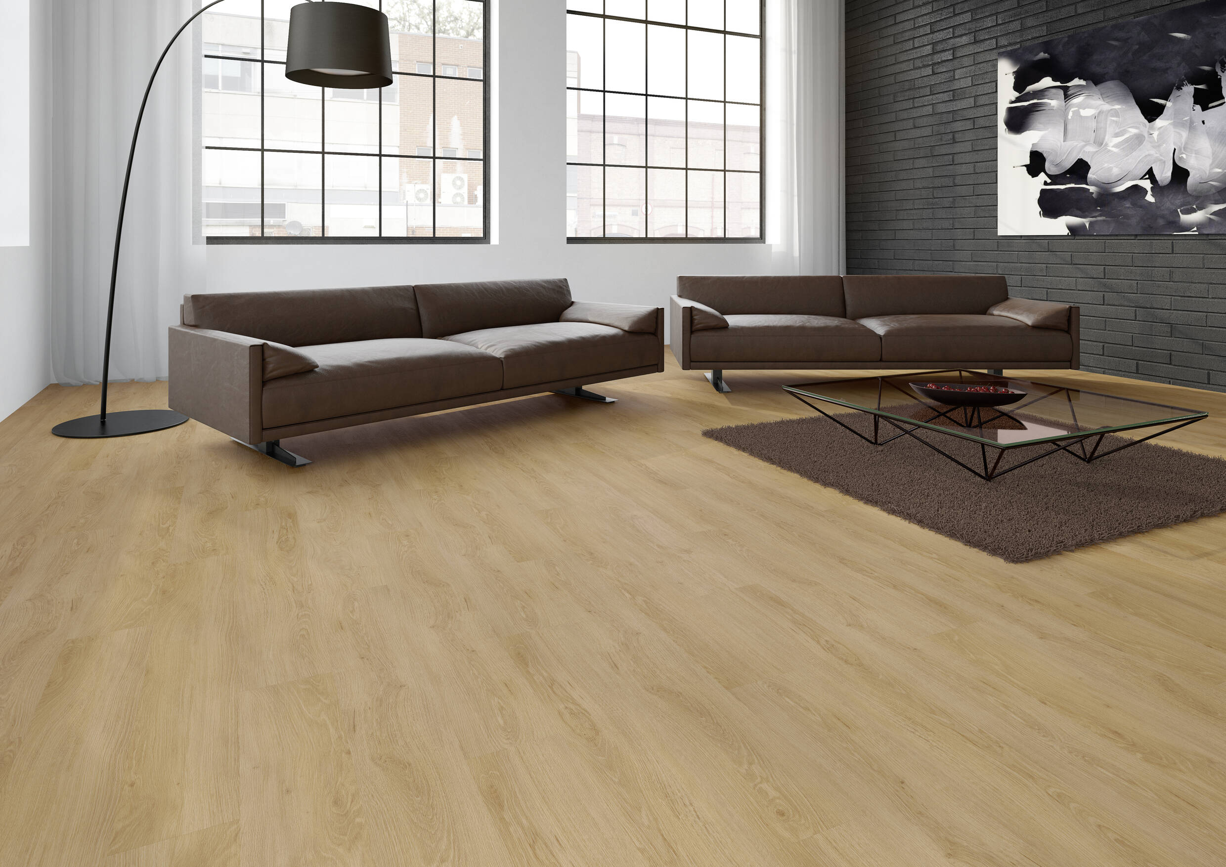 Joka Klick-Vinyl Designböden 340 Rigid Board m. IXPE DESIGN 340 Click+ 5,0mm/NS 0.4mm 854X Fresh Oak