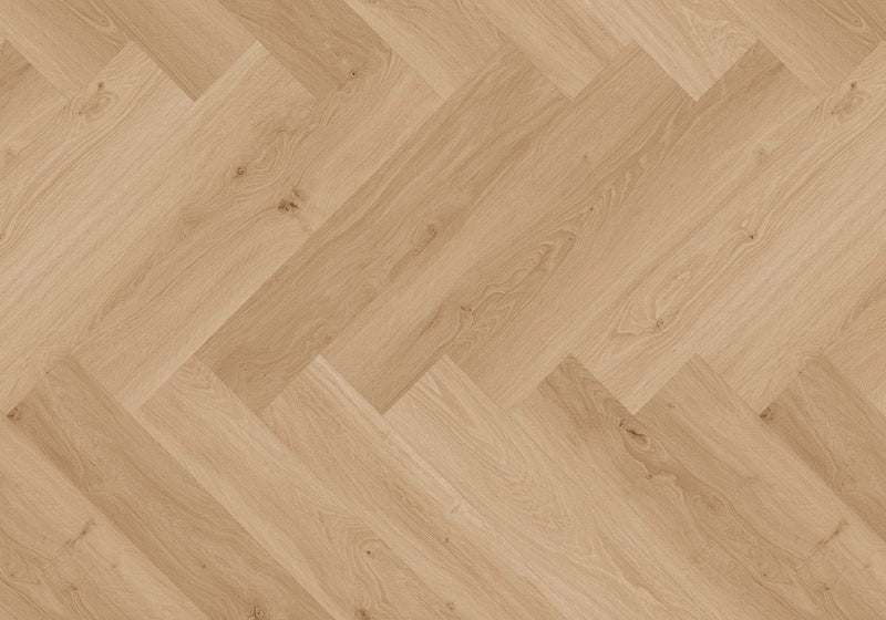 Joka Klick-Vinyl Designböden 555 Wooden Styles Herringbone Click 7,0/0,55 mm m. IXPE 704H Oak Blond EIR