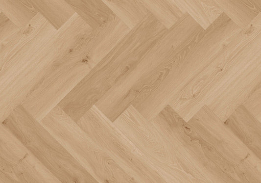 Joka Klick-Vinyl Designböden 555 Wooden Styles Herringbone Click 7,0/0,55 mm m. IXPE 704H Oak Blond EIR