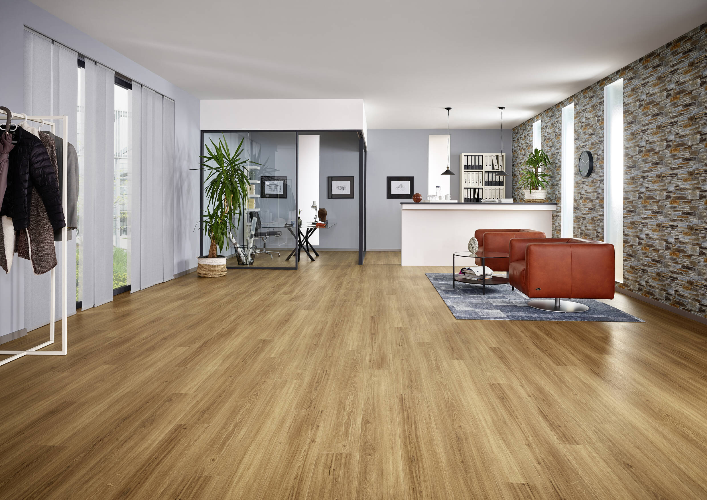 Joka Klick-Vinyl Designböden DESIGN 555 Click 5,0mm/NS 0.55mm 476P Incred.Cl.Oak