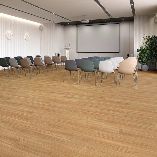 Joka Klick-Vinyl Designböden DESIGN 555 Click 5,0mm/NS 0.55mm Rigid Board m. IXPE 207 Incred.Li.Oak 17,78x121,28