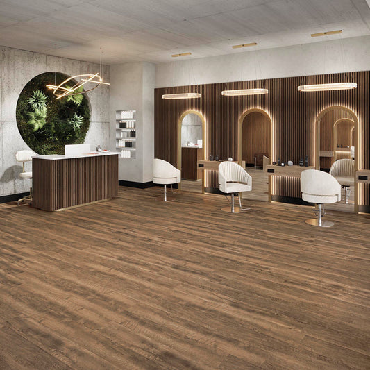Joka Klick-Vinyl Designböden DESIGN 555 Click 5,0mm/NS 0.55mm Rigid Board m. IXPE 414 Wild Oak 17,78x121,28