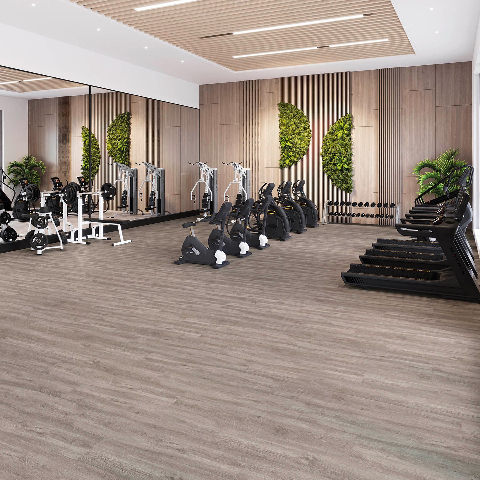 Joka Klick-Vinyl Designböden DESIGN 555 Click 5,0mm/NS 0.55mm Rigid Board m. IXPE 425 Afr.Grey Oak 17,78x121,28