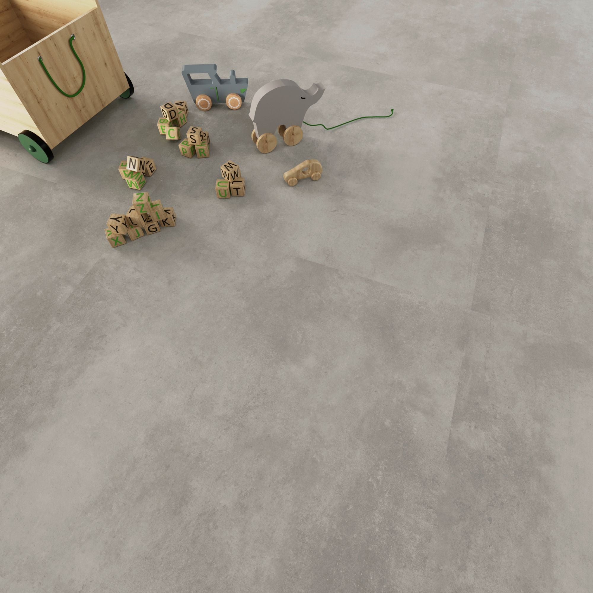 Joka Klick-Vinyl Designböden DESIGN 555 Click 5,0mm/NS 0.55mm Rigid Board m. IXPE 607 Industrial concrete light