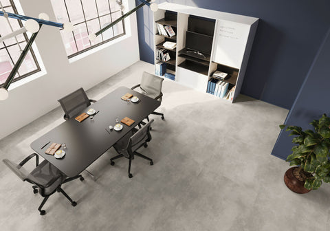 Joka Klick-Vinyl Designböden DESIGN 555 Click 5,0mm/NS 0.55mm Rigid Board m. IXPE 607 Industrial concrete light