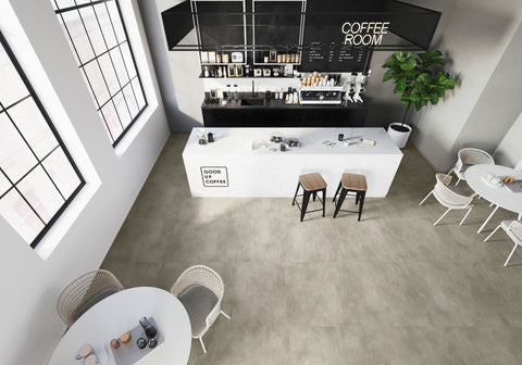 Joka Klick-Vinyl Designböden DESIGN 555 Click 5,0mm/NS 0.55mm Rigid Board m. IXPE 609 Patchy Concrete