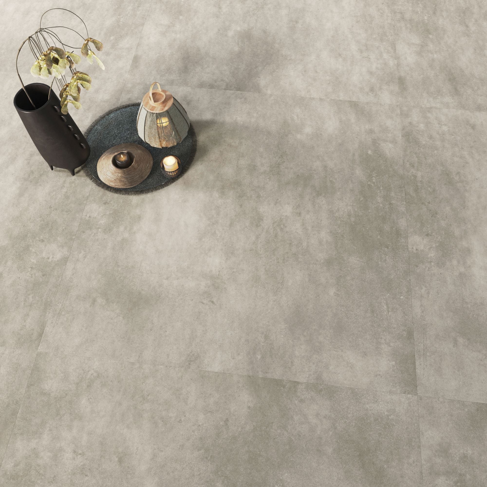 Joka Klick-Vinyl Designböden DESIGN 555 Click 5,0mm/NS 0.55mm Rigid Board m. IXPE 609 Patchy Concrete