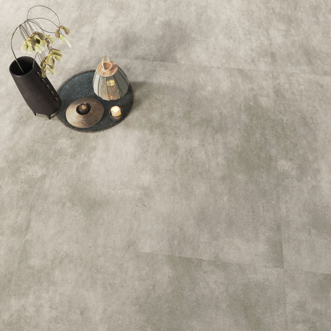 Joka Klick-Vinyl Designböden DESIGN 555 Click 5,0mm/NS 0.55mm Rigid Board m. IXPE 609 Patchy Concrete