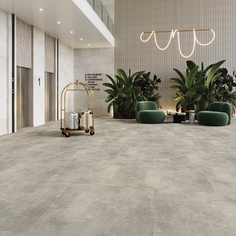 Joka Klick-Vinyl Designböden DESIGN 555 Click 5,0mm/NS 0.55mm Rigid Board m. IXPE 609 Patchy Concrete