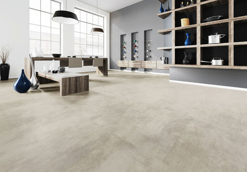 Joka Klick-Vinyl Designböden DESIGN 555 Click 5,0mm/NS 0.55mm Rigid Board m. IXPE 609 Patchy Concrete