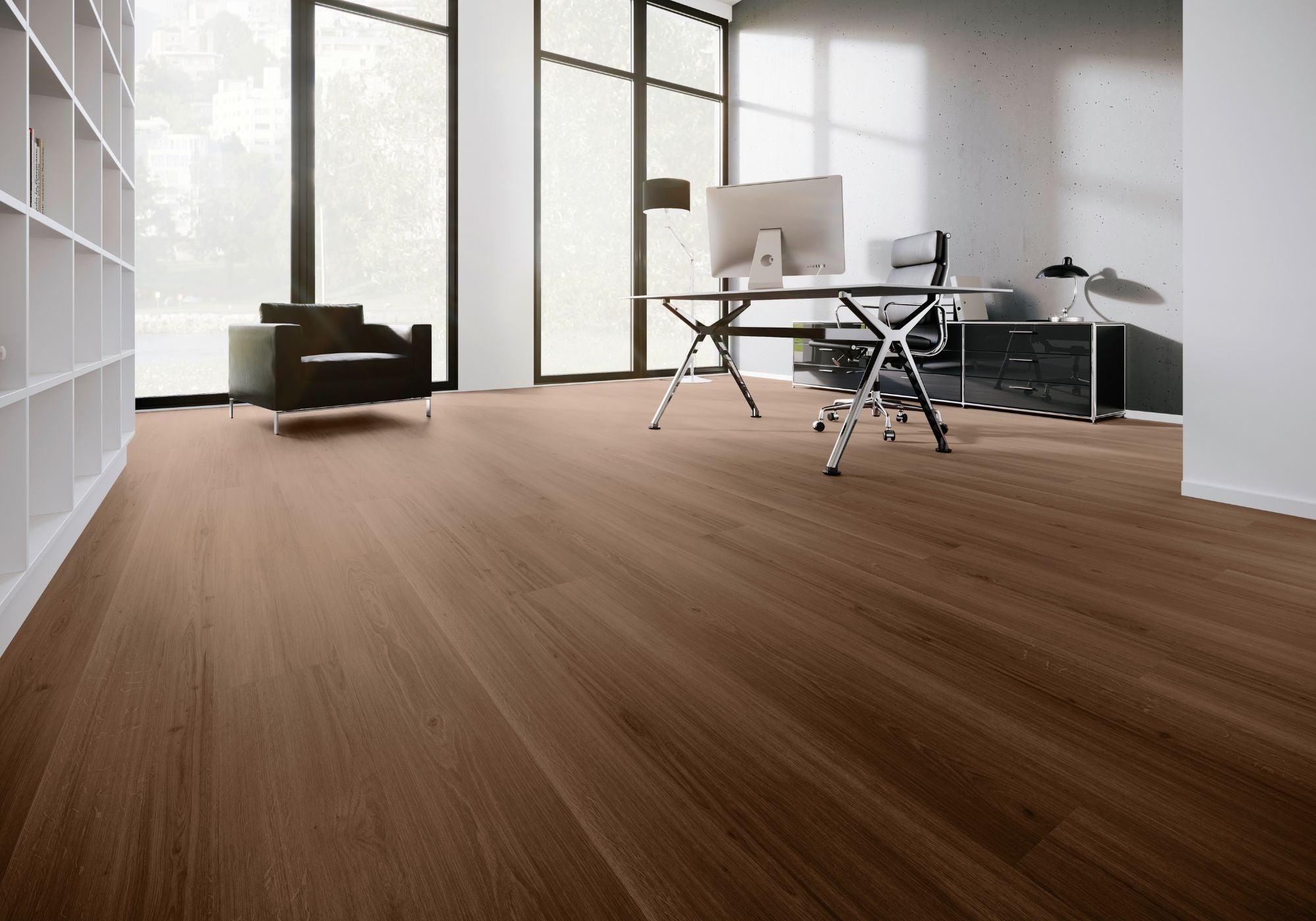 Joka Klick-Vinyl Designböden DESIGN 555 Click 6,0mm/NS 0.55mm Rigid Board m. IXPE 209 Incredible Dark Oak