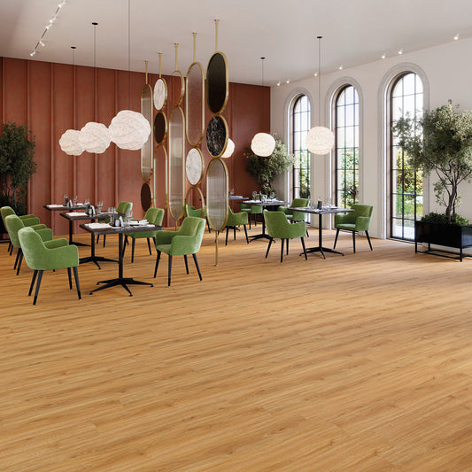 Joka Klick-Vinyl Designböden DESIGN 555 Click 6,0mm/NS 0.55mm Rigid Board m. IXPE 412 Cozy Oak 17,78x121,28