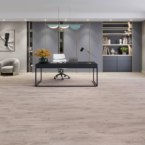 Joka Klick-Vinyl Designböden DESIGN 555 Click 6,0mm/NS 0.55mm Rigid Board m. IXPE 529 Rustic Grey Oak