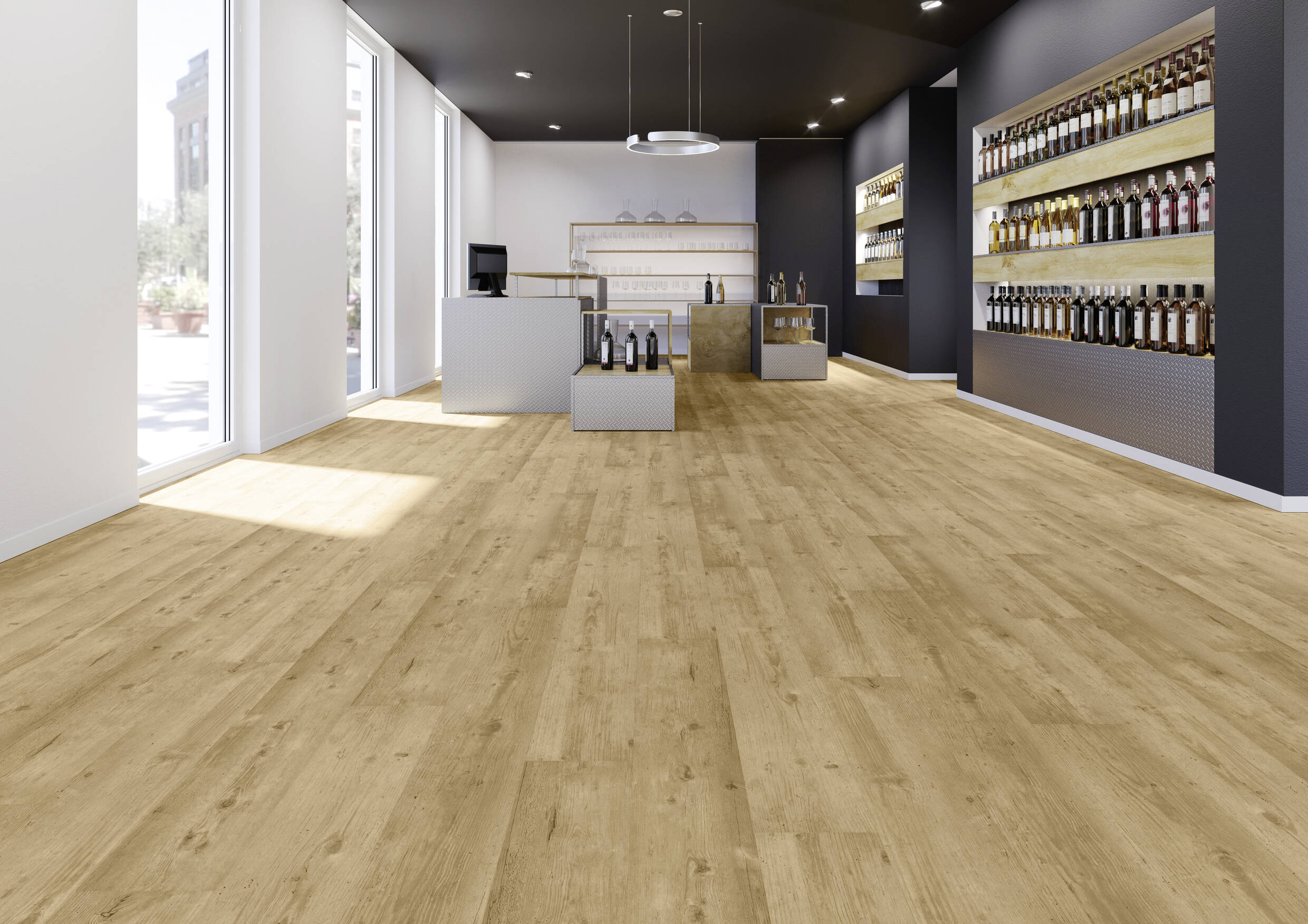 Joka Klick-Vinyl Designböden Sinero HDF Clickvariante 8,5/34er 503 Nat.Conifer
