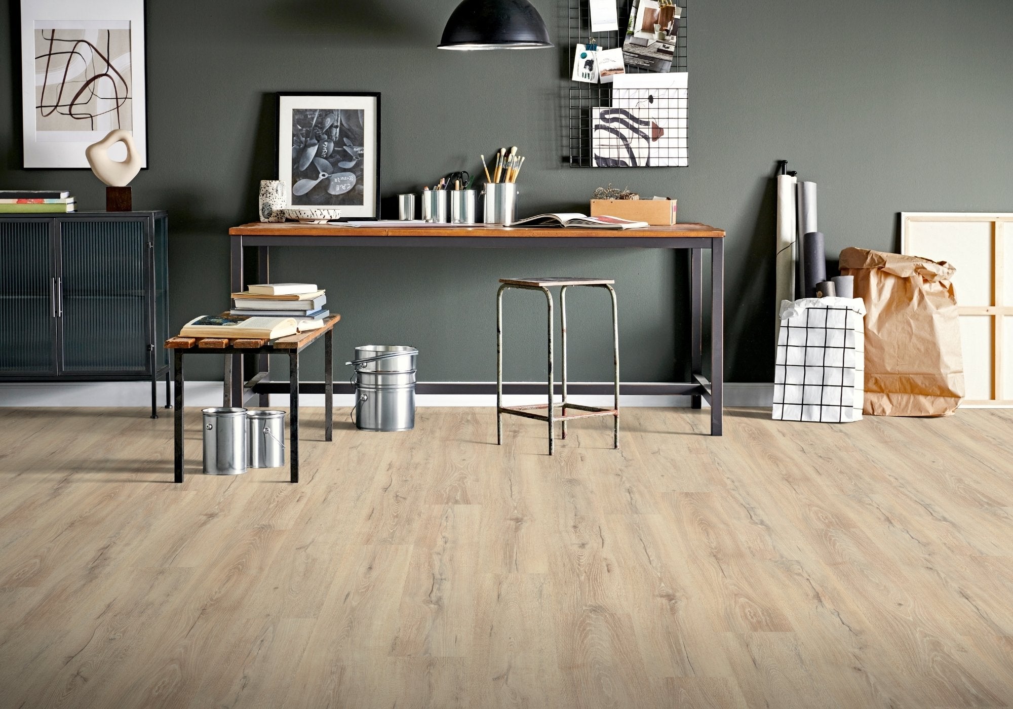 Joka MANHATTAN 332 NP NormalPlank Laminatboden mit „DUO-Connect+“-System 3816-Oak palewhite 1-St. SP