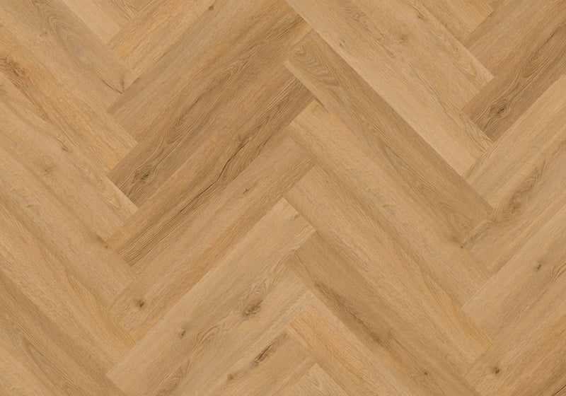 Repac Klebe-Vinyl Fresh Oak Authentic Herringbone 25-05 MF99923 - PURE 1020 | inkl. weiße Sockelleiste