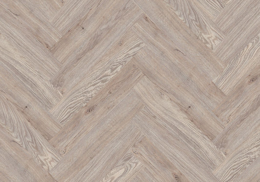 Repac Klebe-Vinyl Legend Oak Herringbone 20-03 MF100067 - Eiche Creme | inkl. weiße Sockelleiste