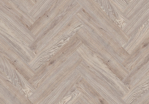 Repac Klebe-Vinyl Legend Oak Herringbone 20-03 MF100067 - Eiche Creme | inkl. weiße Sockelleiste