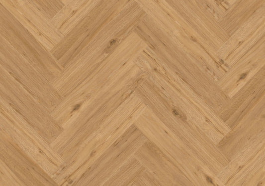 Repac Klebe-Vinyl Legend Oak Herringbone 20-03 MF100068 - Eiche Gebürstet | inkl. weiße Sockelleiste