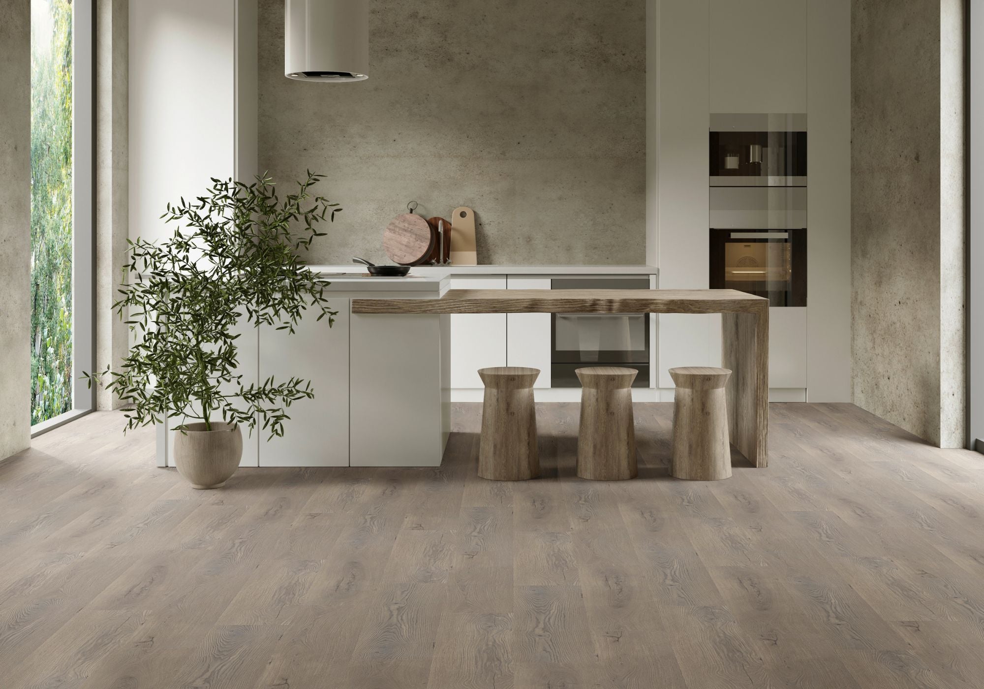 Repac Klebe-Vinyl Prime Oak 25-05 MF100035 - pure 3040 | inkl. weiße Sockelleiste
