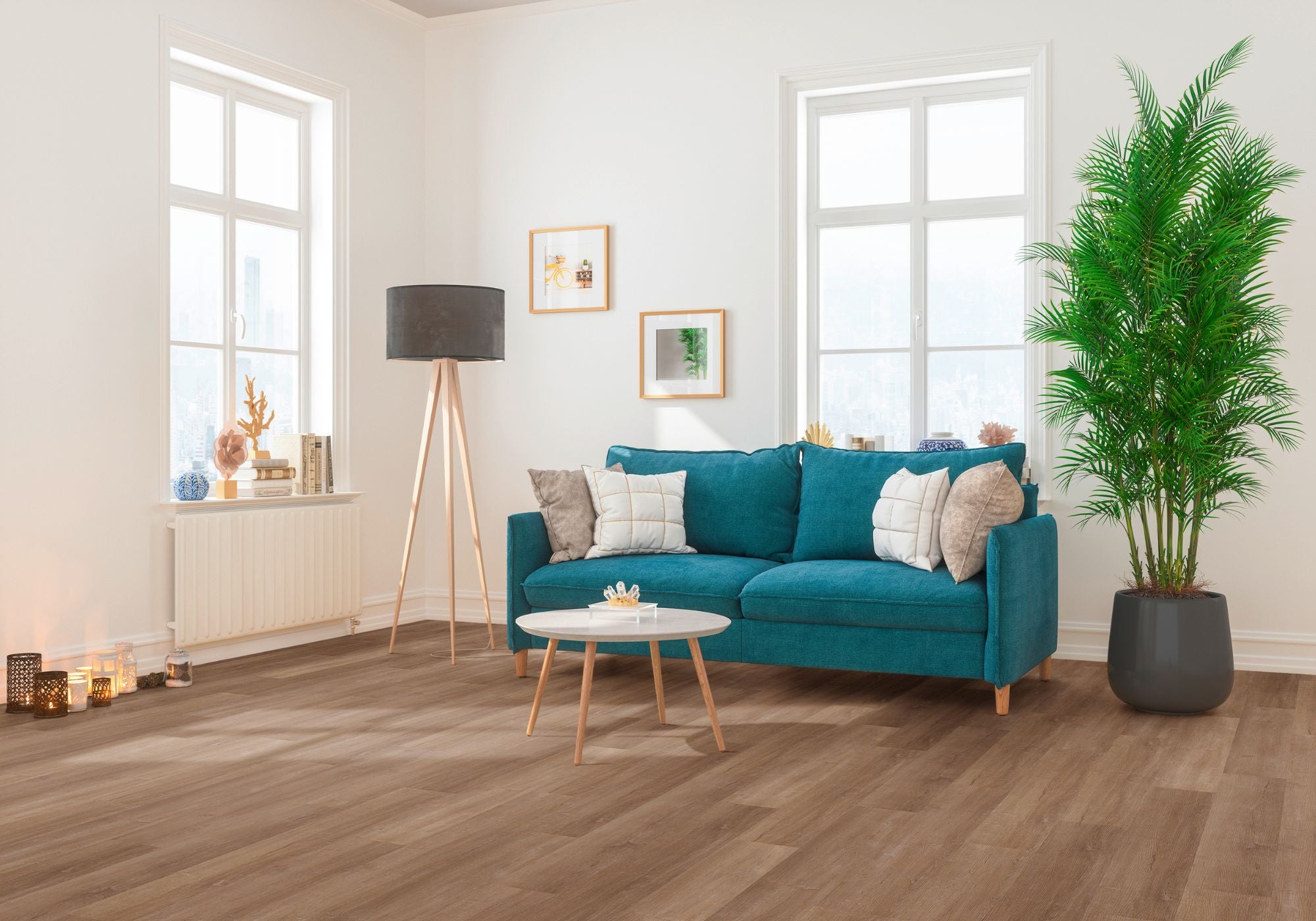 Repac Klick-Vinyl Crea Silent 50-03 MF99909 - decor 102 | inkl. Trittschalldämmung & weißer Sockelleiste
