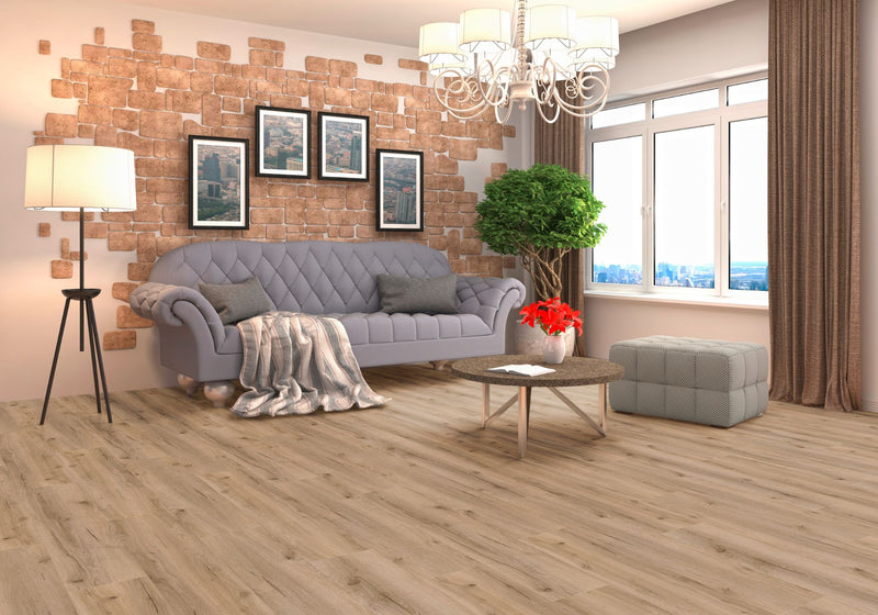 Repac Klick-Vinyl Fresh Oak Authentic 50-05 MF99893 - rustic 2020 | inkl. Trittschalldämmung & weißer Sockelleiste