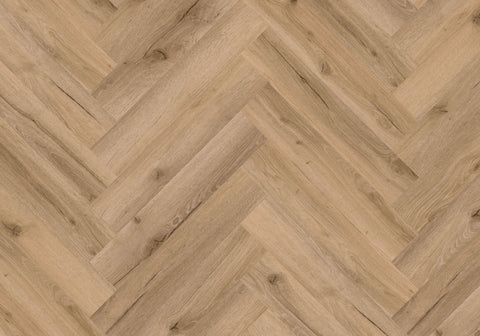 Repac Klick-Vinyl Fresh Oak Authentic Herringbone 50-05 MF100072 - RUSTIC 2020 | inkl. Trittschalldämmung & weiße Sockelleiste