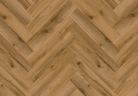 Repac Klick-Vinyl Fresh Oak Authentic Herringbone 50-05 MF100073 - RUSTIC 2030 | inkl. Trittschalldämmung & weiße Sockelleiste