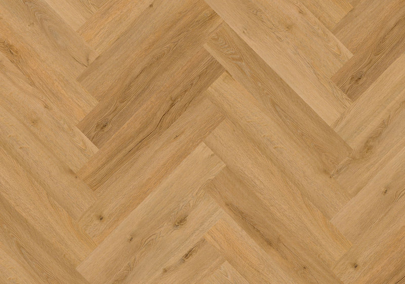 Repac Klick-Vinyl Fresh Oak Authentic Herringbone 50-05 MF100074 - PURE 1020 | inkl. Trittschalldämmung & weiße Sockelleiste