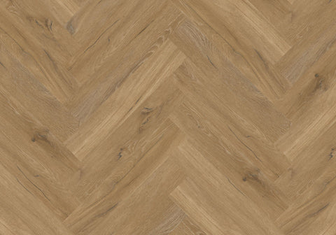 Repac Klick-Vinyl Prime Oak Herringbone 50-05 MF100077 - RUSTIC 5030 | inkl. Trittschalldämmung & weiße Sockelleiste