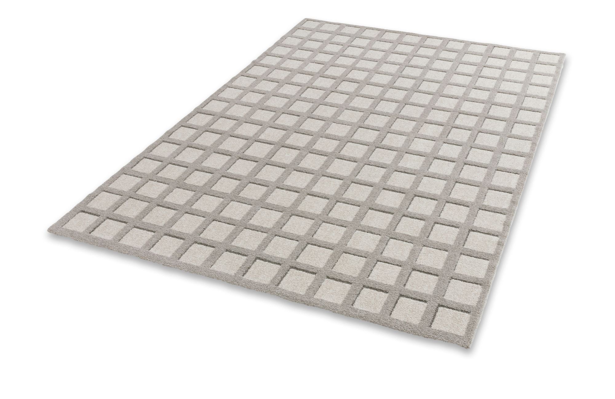 Schöner Wohnen Amaze 6105 Teppich Grau Kästchen