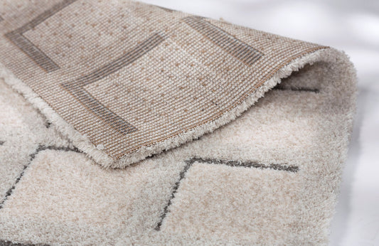Schöner Wohnen Amaze 6105 Teppich Sand Kästchen