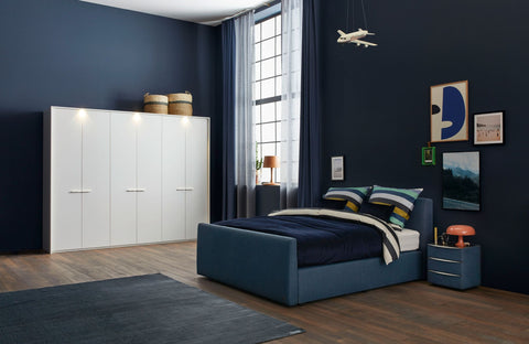 Schöner Wohnen Aura 6017 Webteppich Blau