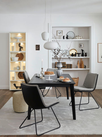 Schöner Wohnen Aura 6017 Webteppich Silber