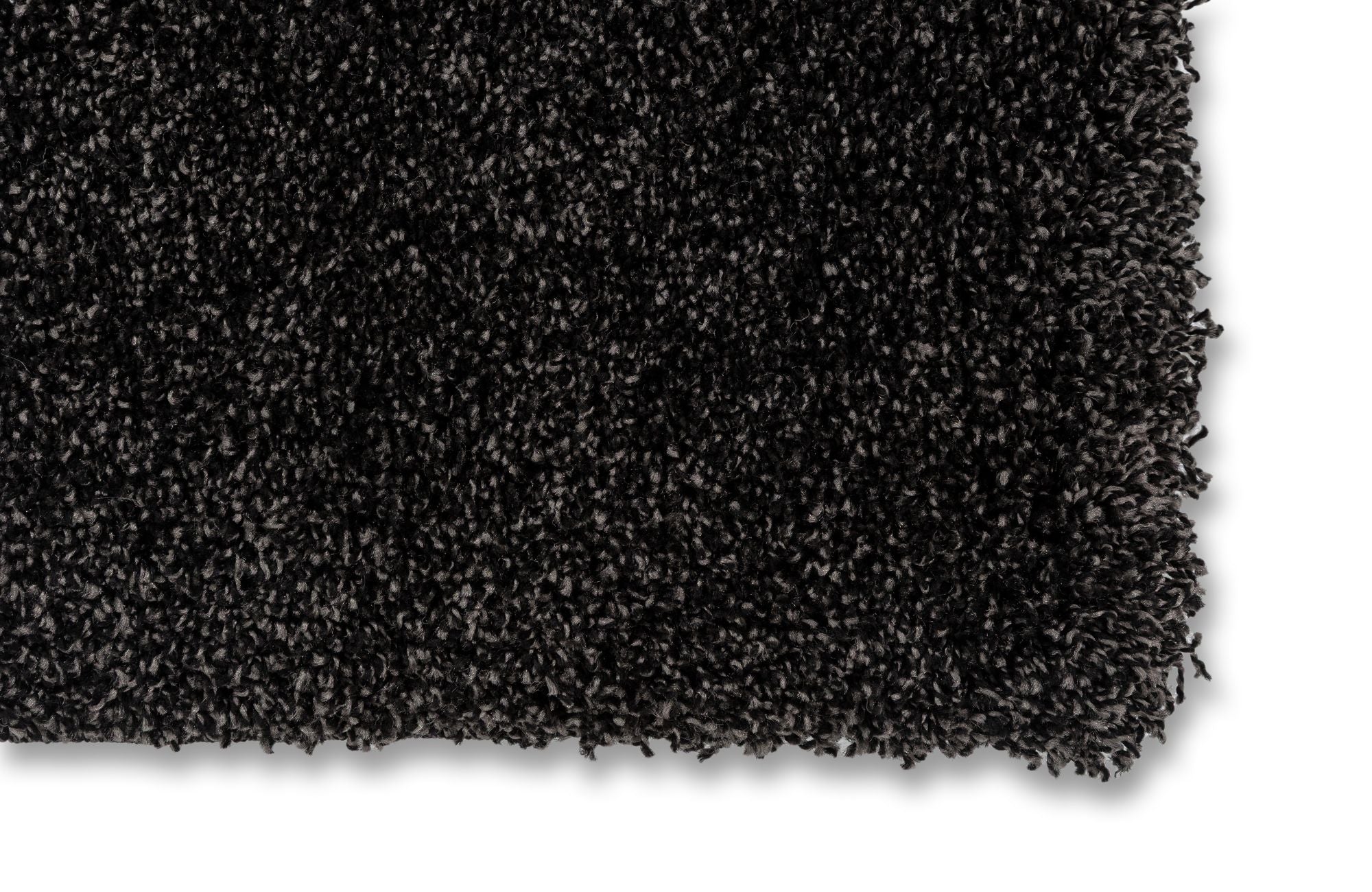 Schöner Wohnen Leverage Hochflorteppich Schwarz Ecke