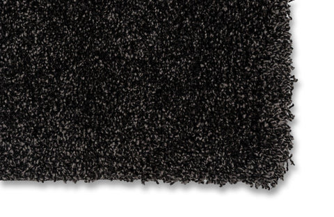 Schöner Wohnen Leverage Hochflorteppich Schwarz Ecke
