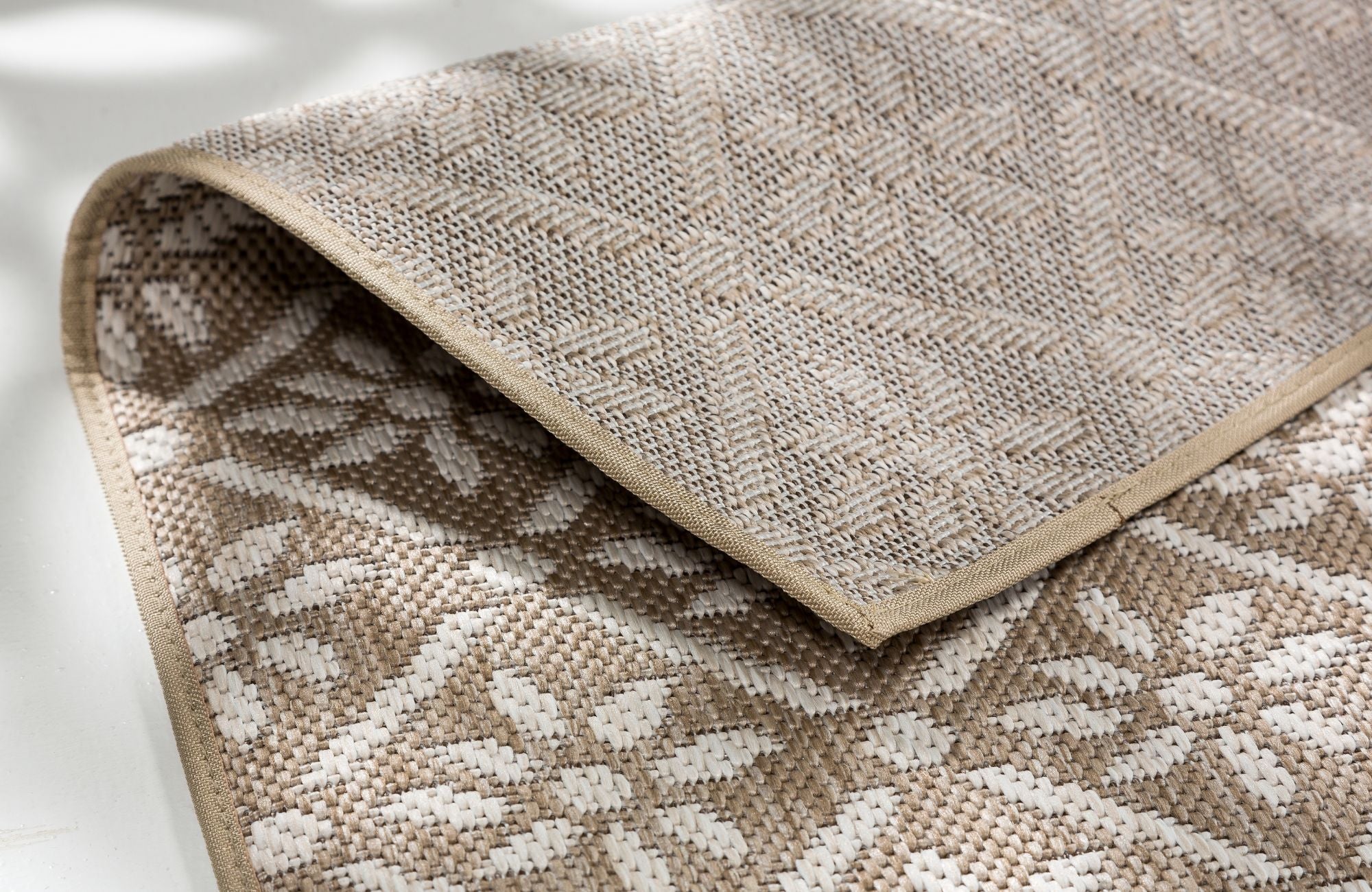 Schöner Wohnen Parkland 6351 Outdoorteppich Blumen Beige